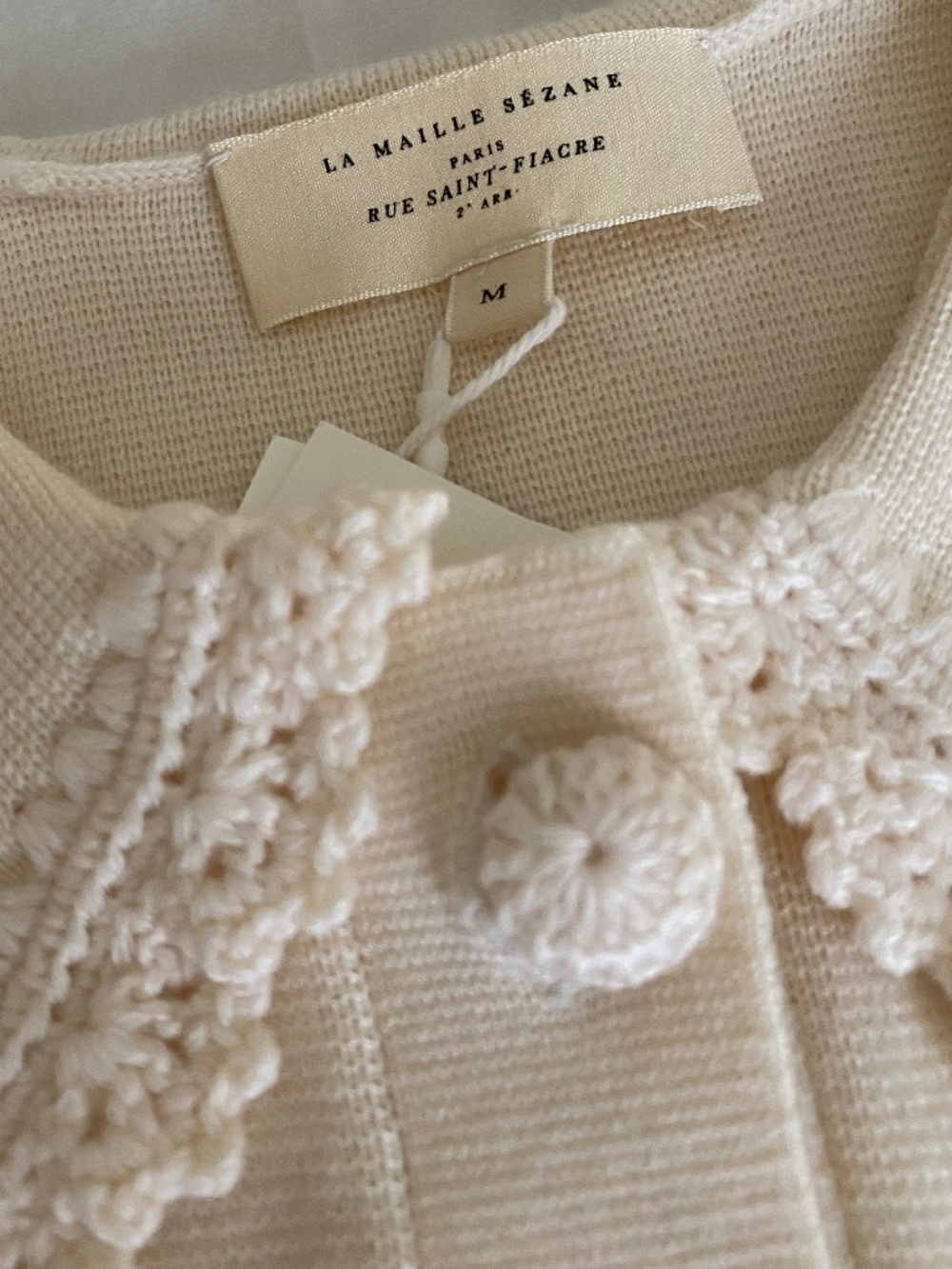 Sezane Bettany Ecru NWT - Picture 12 of 14